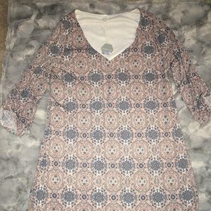 Pink Blush Maternity paisley dress